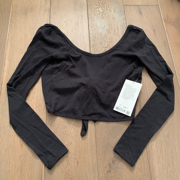 NWT Black It’s a tie long sleeve size 2 - Picture 3 of 4